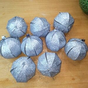 Ribbon ball ornaments